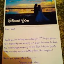 Can’t beat a thank you, makes it all worth while.